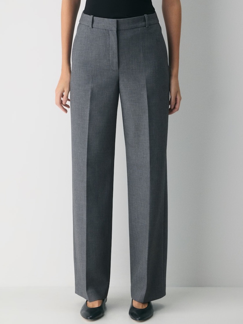 Babaton Agency Pant in Heather Grey size 14